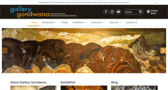 Desktop Screenshot of gallerygondwana.com.au